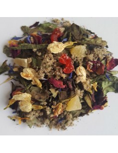 TÉ BLANCO SUSPIRO DE ANGEL Té blanco pai mu tang, sencha, mango, hi... 2