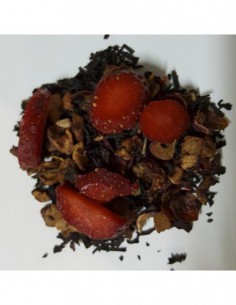 Té Azul Crema de Fresas: Deliciosa fusión de sabor y beneficios para el bienestar. 2