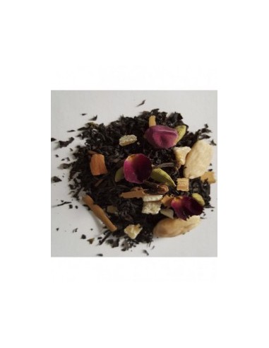 Descubre el Encanto del Té Azul Mar de Luna: Delicioso Sabor con Almendra, Clavo, Canela, Cardamomo, Naranja, Jengibre y Rosas -