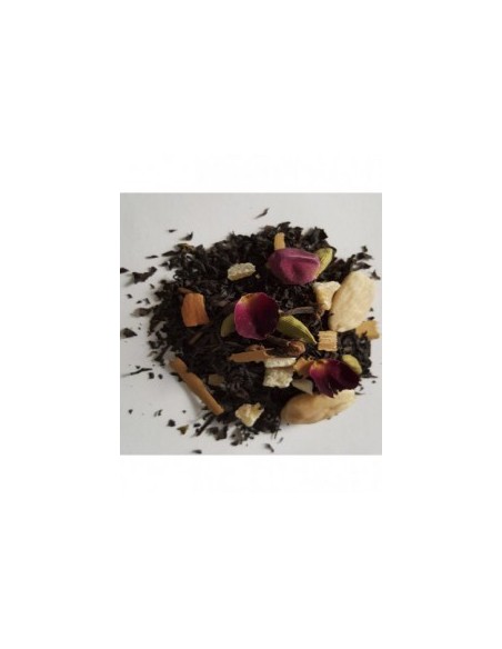 Descubre el Encanto del Té Azul Mar de Luna: Delicioso Sabor con Almendra, Clavo, Canela, Cardamomo, Naranja, Jengibre y Rosas -