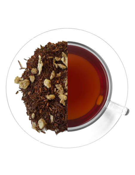 ROOIBOS JENGIBRE Rooibos y trozos jengibre.