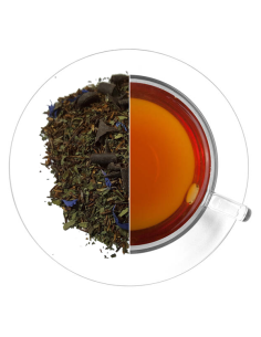 ROOIBOS MENTA CHOCOLATE Rooibos, hojas de menta, chips de chocolate...
