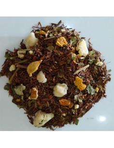 ROOIBOS MANGO NARANJA Rooibos, trozos de mango, naranja, azahar, ac... 2