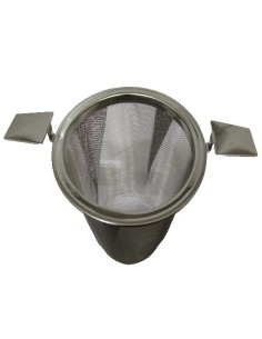 Filtro infusionador de doble asa de acero inox. para té o café. 2