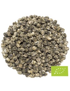Explora el deleite aromático del té verde Perla del Dragón Fénix. 2