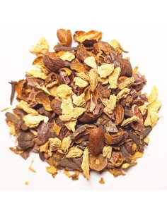Infusión de cáscara de café, cacao, canela, jengibre y vainilla. 2