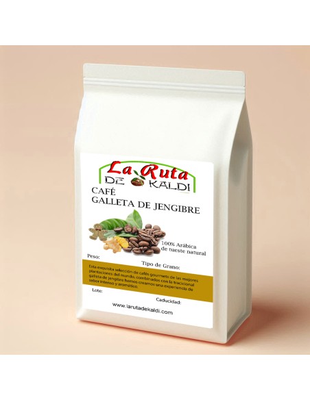 Café Aromatizado de Pan de Jengibre: Sabor Festivo y Especiado
