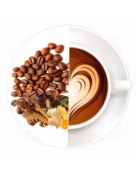 Café Aromatizado de Pan de Jengibre: Sabor Festivo y Especiado