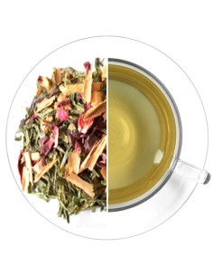 Té verde Pastel de Manzana - Deliciosa mezcla de té y sabores dulces..