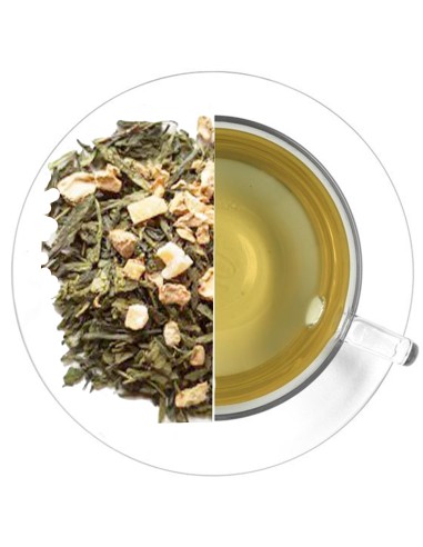Compra y Disfruta del sabor fresco y picante del té verde limón jengibre
