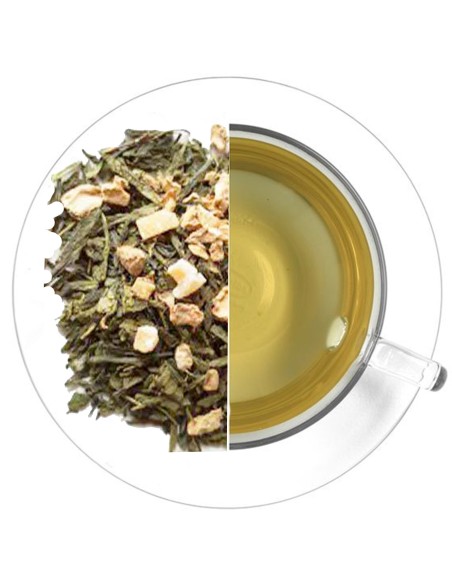 Compra y Disfruta del sabor fresco y picante del té verde limón jengibre