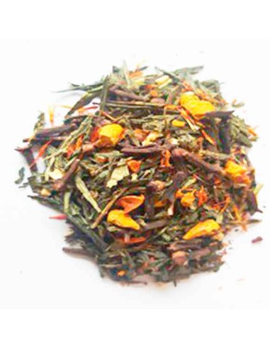 Descubre los beneficios del té verde vida nueva - una combinación única de té verde, cúrcuma, jengibre y más