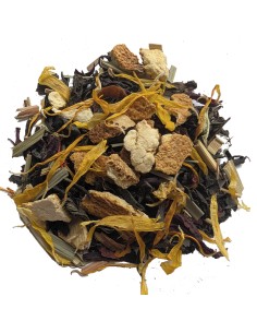 Descubre la frescura del té rojo Aire Fresco con piel de limón, caléndula, flor de cártamo y citronela: Una experiencia revitali 2