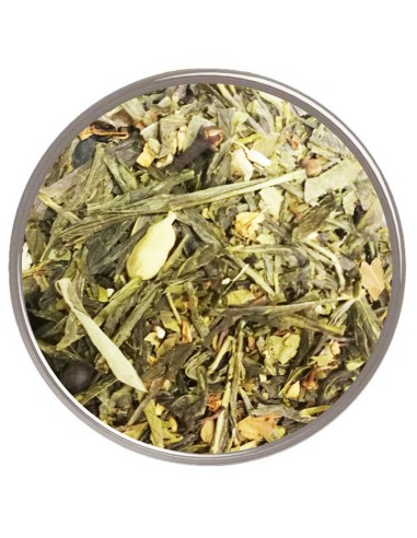 Descubre el delicioso y saludable té Verde Yogui- Una mezcla de té verde, canela, jengibre, cardamomo y más