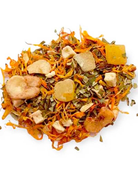 MEZCLA DE MATE MANGO  El aroma de esta vivaz y afrutada mezcla de f...