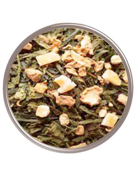Compra y experimenta la deliciosa fusión del té verde jengibre y naranja: Una bebida saludable para energizar tu día