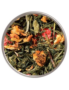 Té Verde “Estilo de Mujer” | Infusión de Sencha, Pai Mu Tang, Fresas y Flores 2