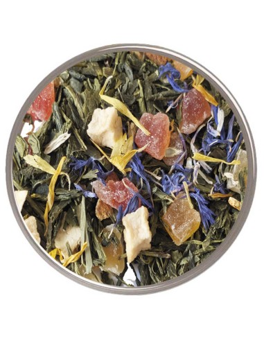 Refresca tu paladar y mejora tu salud con el té verde desteinado con frutas ácidas.