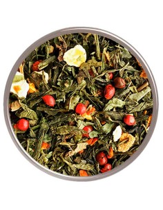 Té verde Beso del Caribe: Mezcla exótica de té verde y frutas para ofrecer a tus clientes - ¡Haz tu pedido ahora! 2