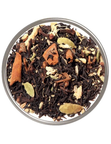TÉ NEGRO CHAI Té negro, pimienta, canela, cardamomo, jengibre, clav...