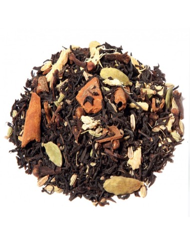 TÉ NEGRO CHAI Té negro, pimienta, canela, cardamomo, jengibre, clav...