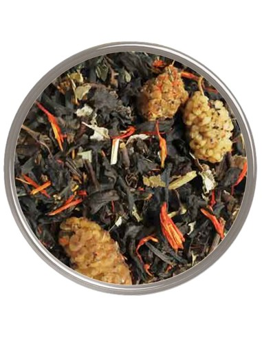 Té negro con mora, zarzamora y frambuesa | Infusión afrutada y antioxidante.