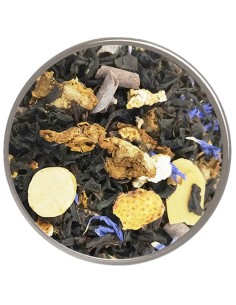 Té Negro Gran Dragón | Mezcla Gourmet con Chocolate, Naranja y Almendras. 2