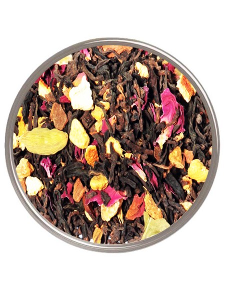 TÉ NEGRO TAJ MAHAL Té negro, canela, naranja, arandanos y rosas aro...