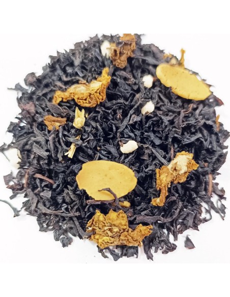 Té negro con almendras, miel y gordolobo | Infusión gourmet