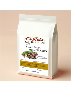 Café Aromatizado de Avellana Descafeinado Premium