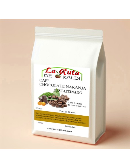 CAFÉ CHOCOLATE NARANJA (DESCAFEINADO)