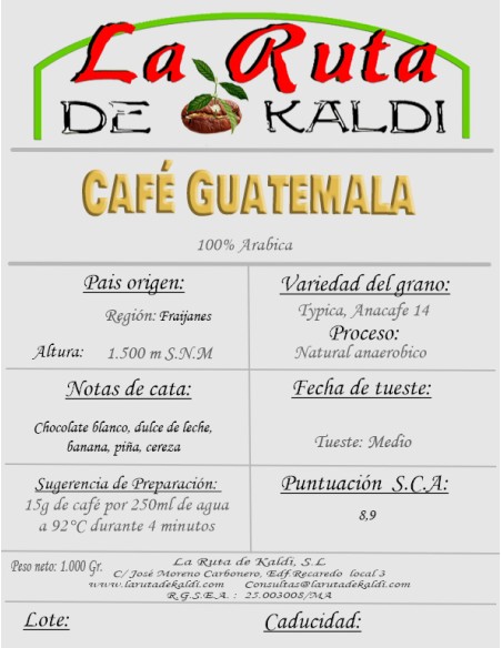 Descubre la excelencia en cada Sorbo: Café de Guatemala y sudistinguido sabor.